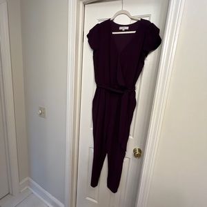 LOFT Purple Jumpsuit